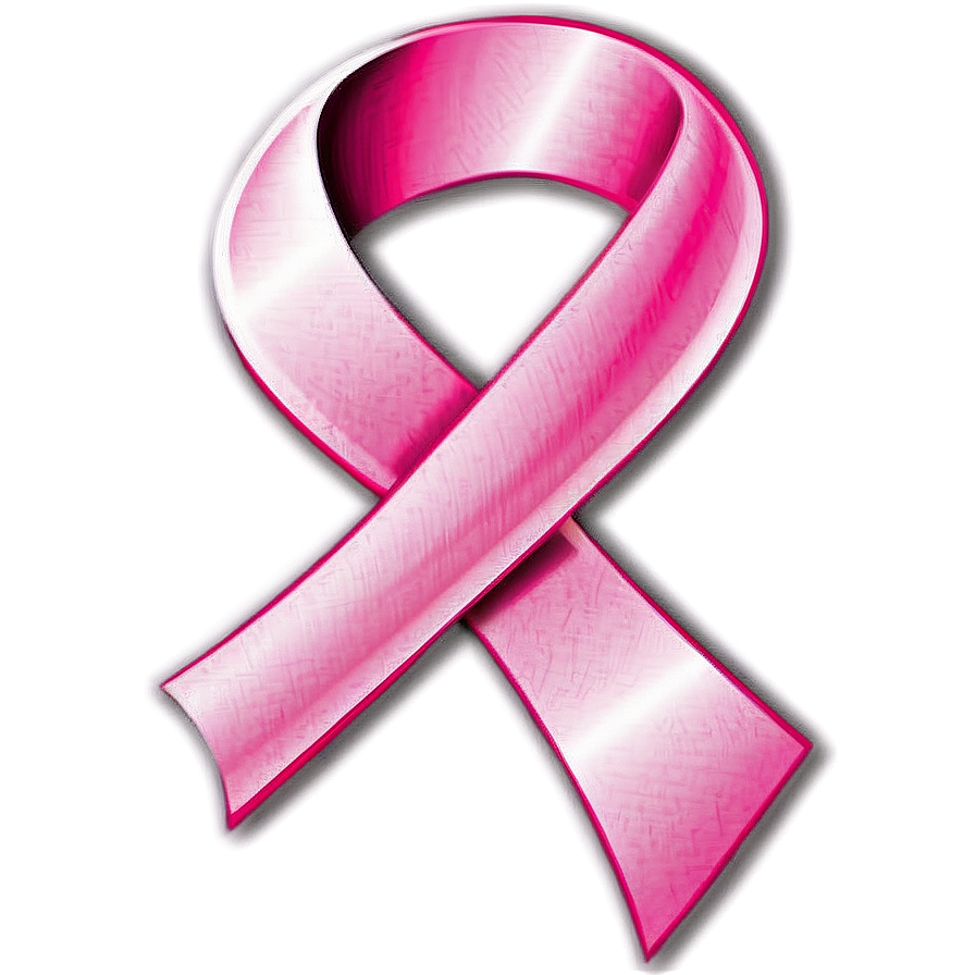 Breast Cancer Ribbon With Cross Png Usf PNG Image