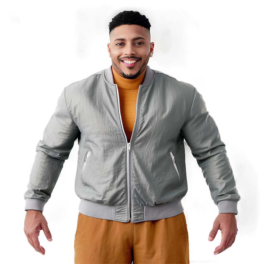 Breathable Linen Bomber Jacket Png 06282024 PNG Image