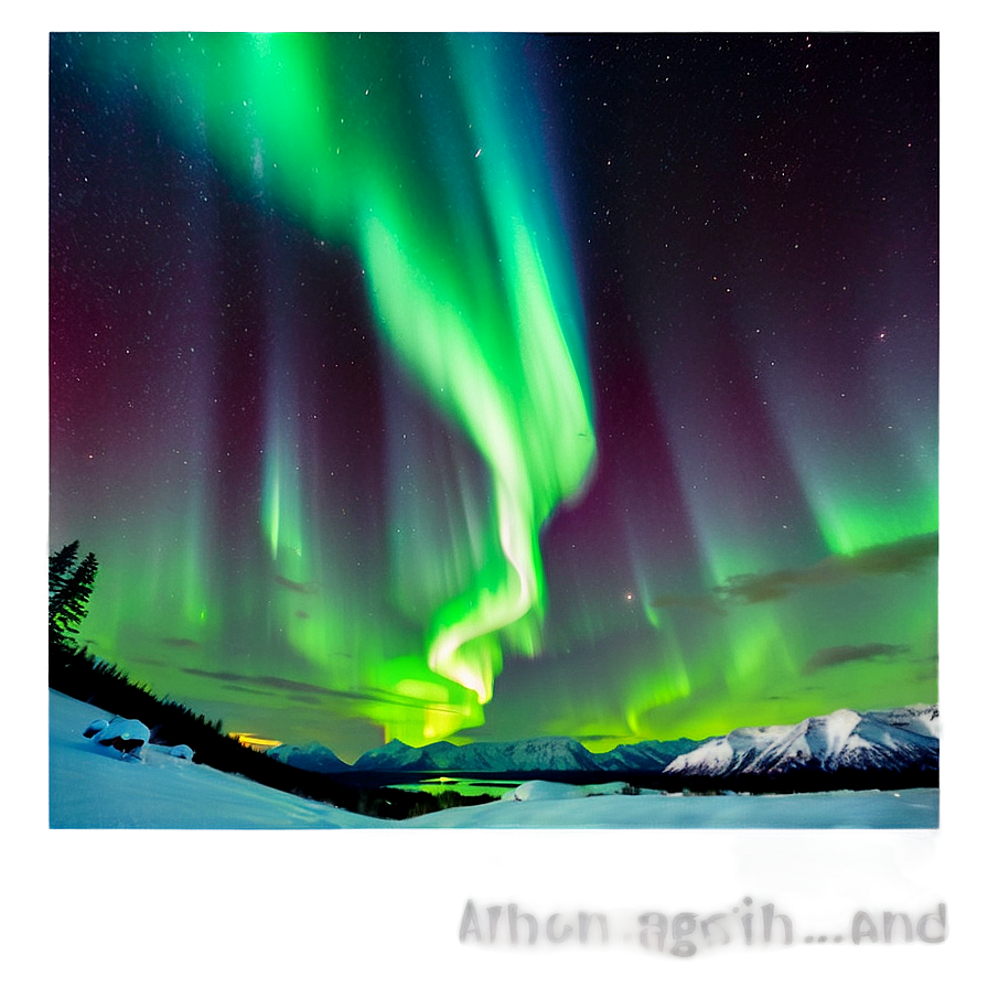 Breathtaking Aurora Borealis Png Bcg PNG Image