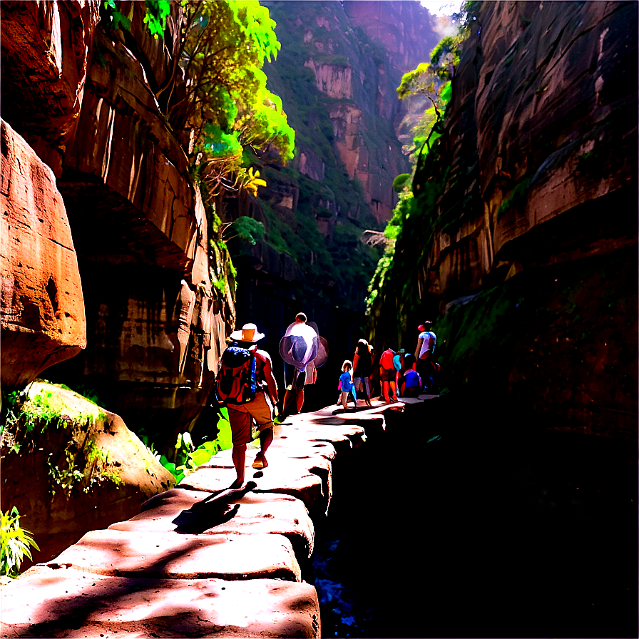 Breathtaking Canyon Walk Png 20 PNG Image