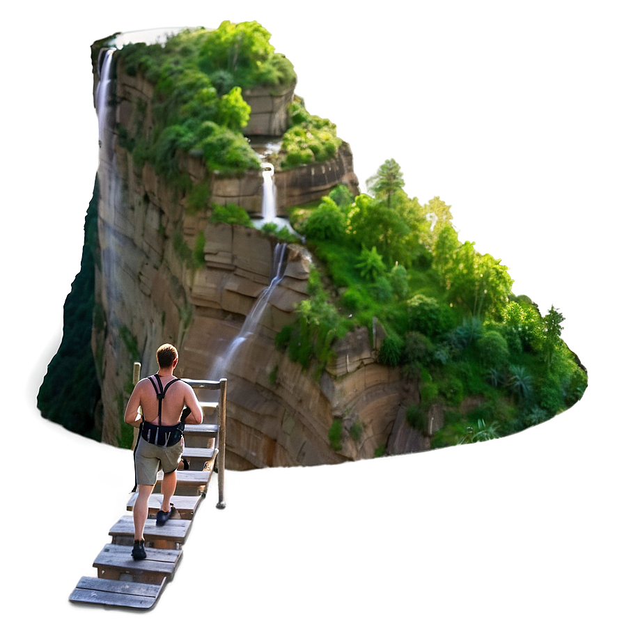 Breathtaking Canyon Walk Png Xnf PNG Image