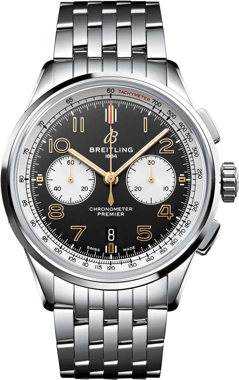 Breitling Chronometer Premier Watch PNG Image