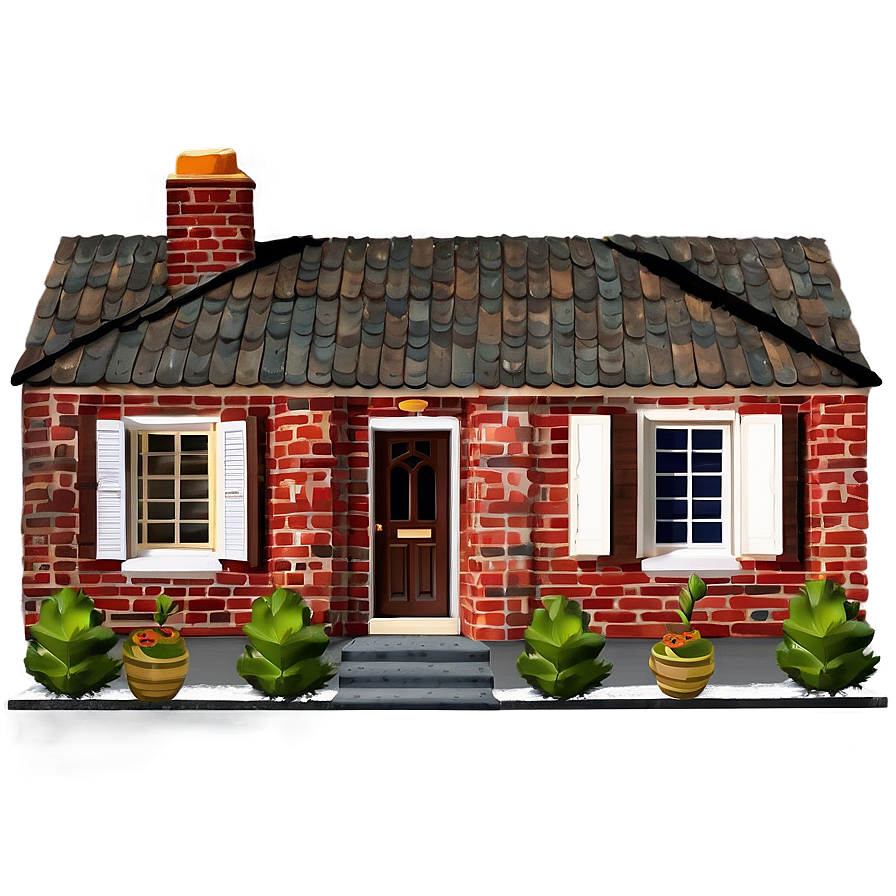 Brick Houses Png Ltj PNG Image