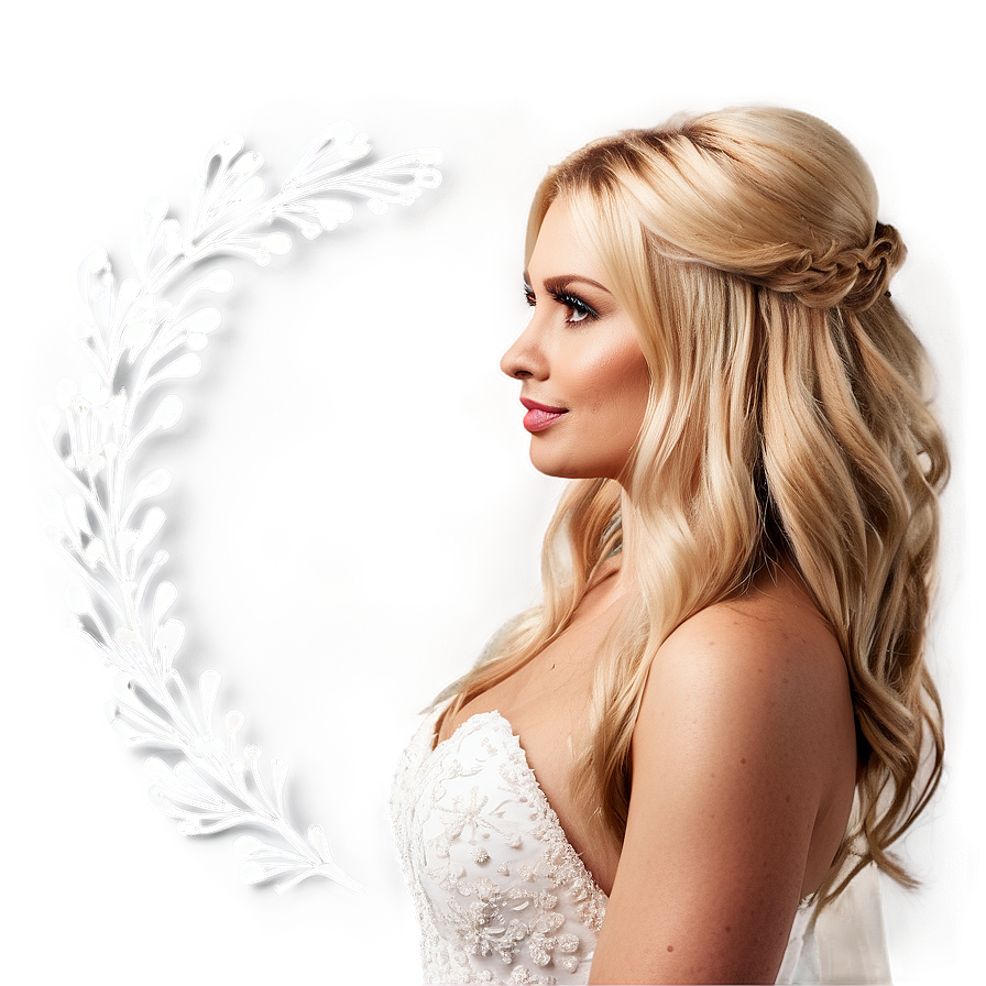 Bridal Blond Hair Png 06262024 PNG Image