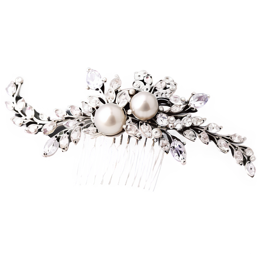 Bridal Hair Clip Png 06132024 PNG Image