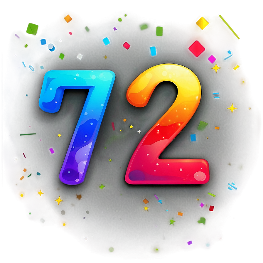 Bright 123 Numeric Design Png 06272024 PNG Image