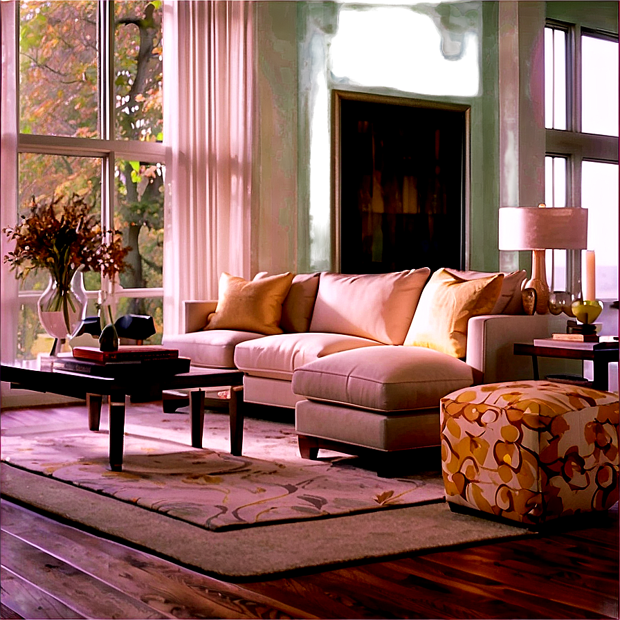 Bright And Airy Living Room Png Kvo34 PNG Image