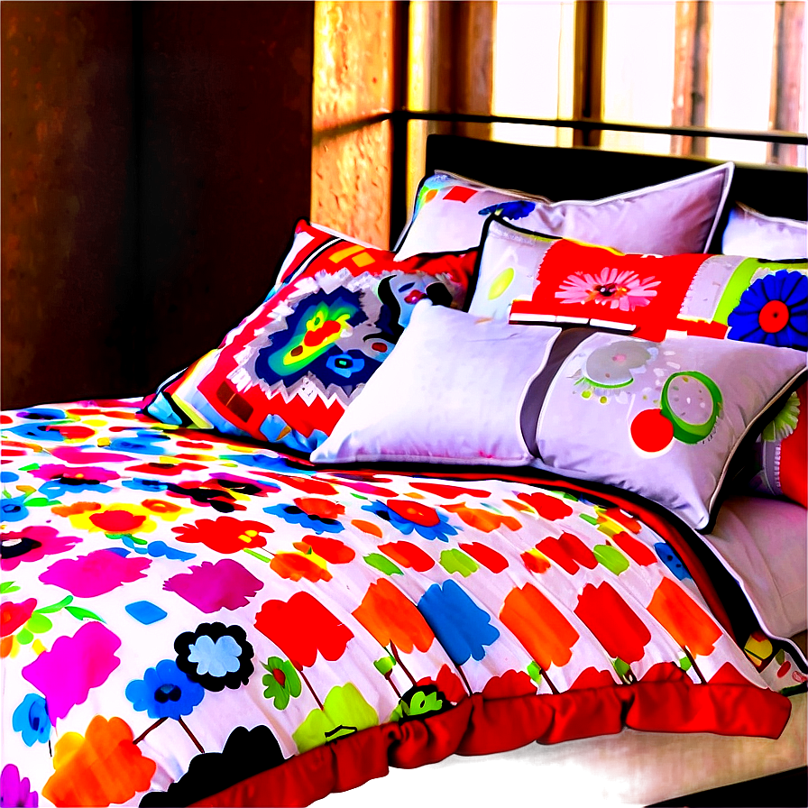 Bright And Bold Bedding Png Gcf51 PNG Image