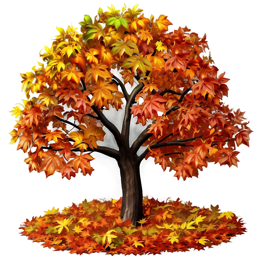 Bright Autumn Tree Png Dmb84 PNG Image