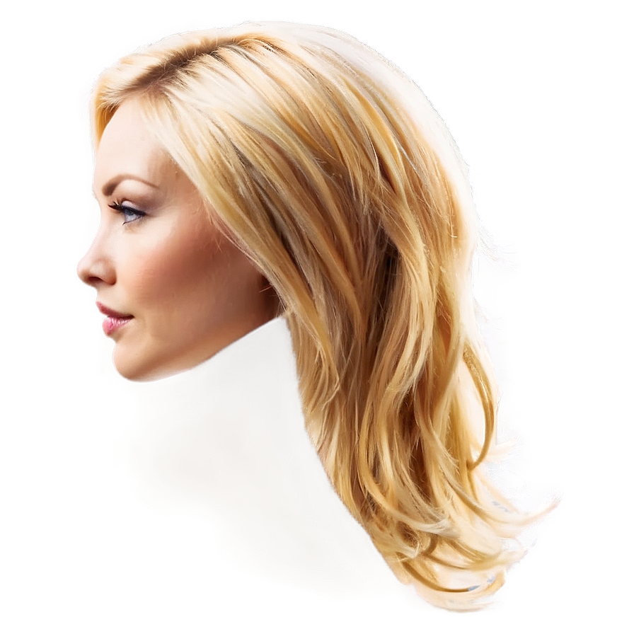 Bright Blonde Hair Png Gkn37 PNG Image