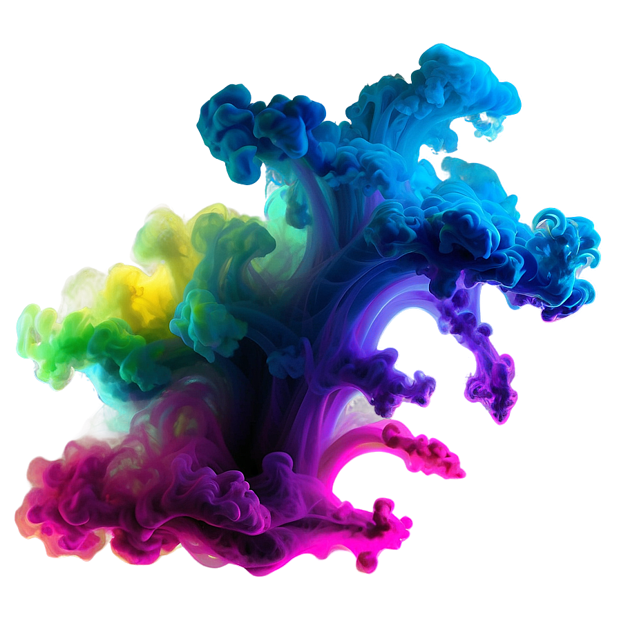 Bright Color Smoke Wave Png 58 PNG Image