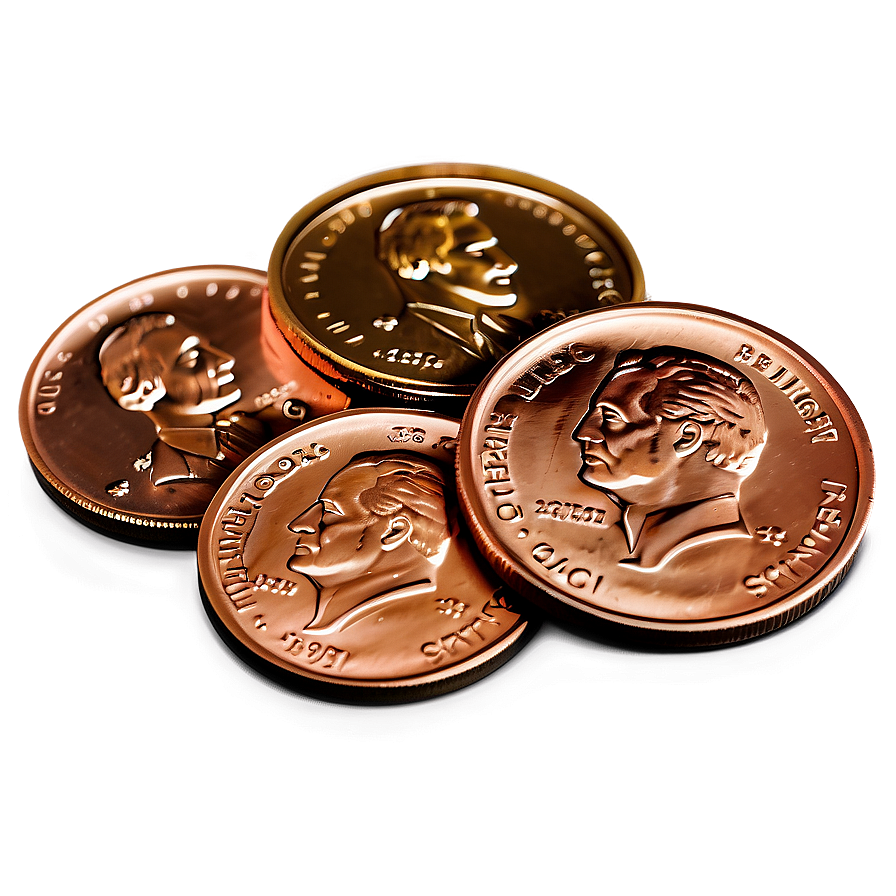 Bright Copper Pennies Png Klk88 PNG Image