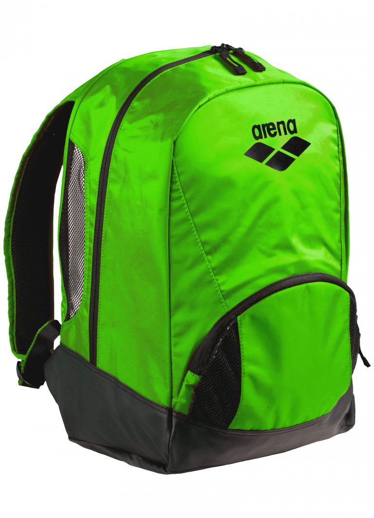 Bright Green Arena Backpack PNG Image