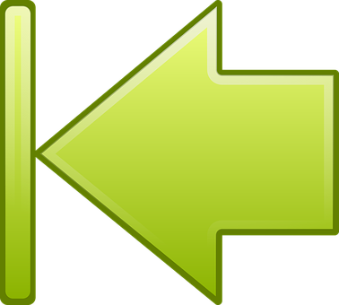 Bright Green Arrow Icon PNG Image