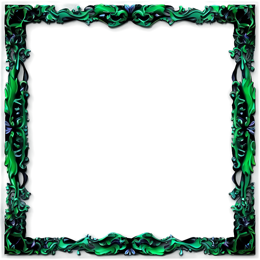 Bright Green Frame Png 89 PNG Image