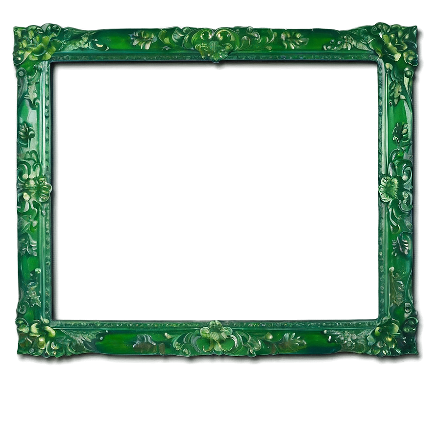 Bright Green Frame Png Okn PNG Image