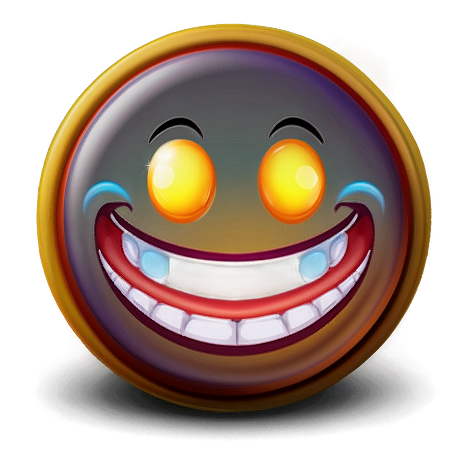 Bright Laugh Emoji Png Auk86 PNG Image