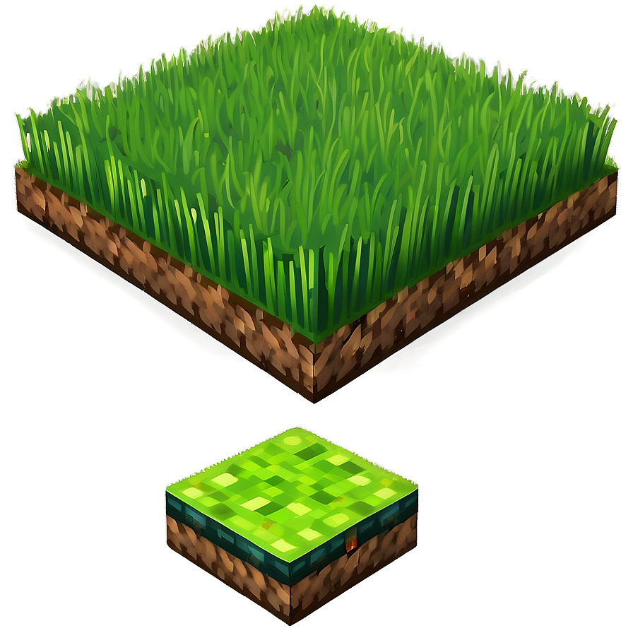 Bright Minecraft Grass Pattern Png Vkt89 PNG Image