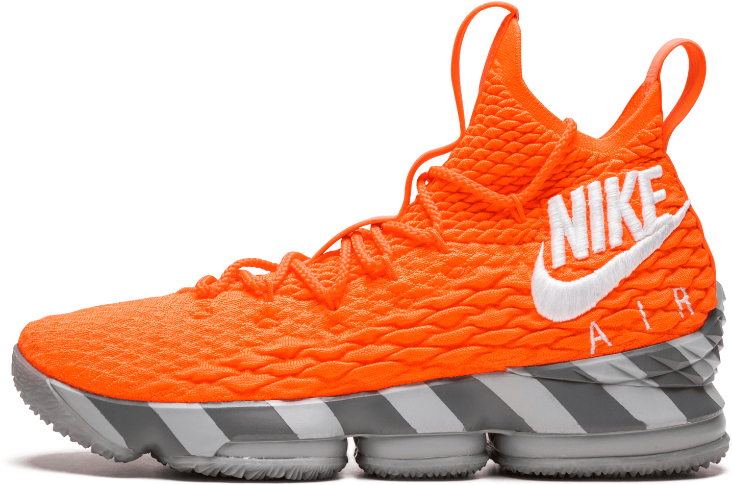 Bright Orange Nike Air Sneaker PNG Image