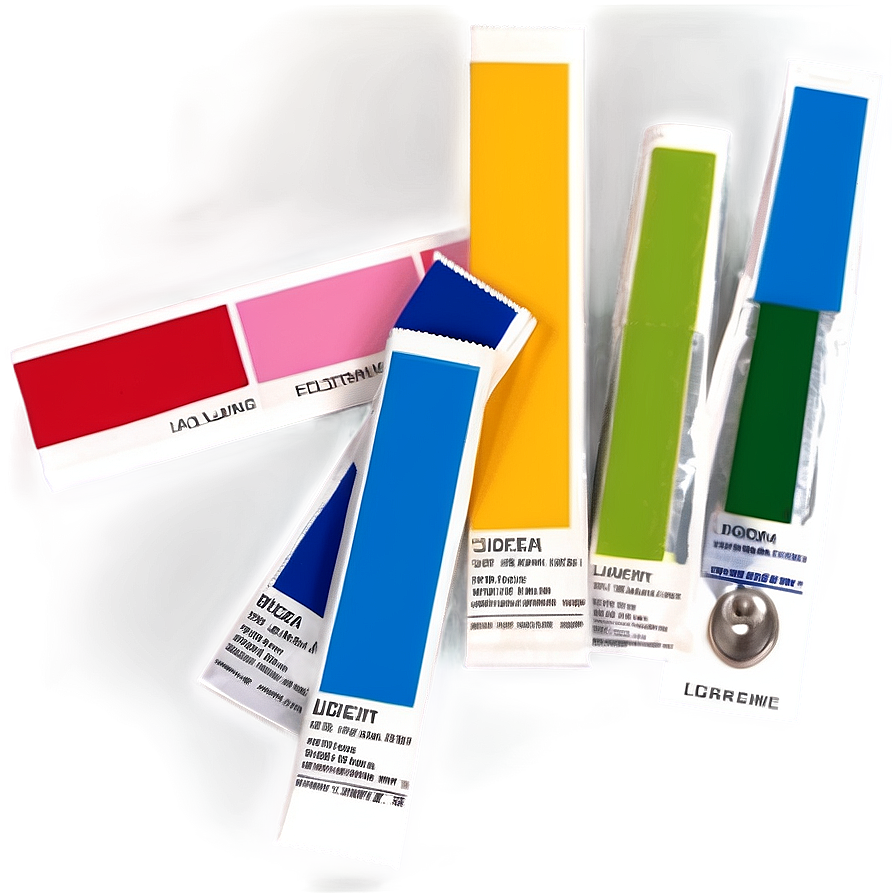 Bright Paint Swatches Png 40 PNG Image