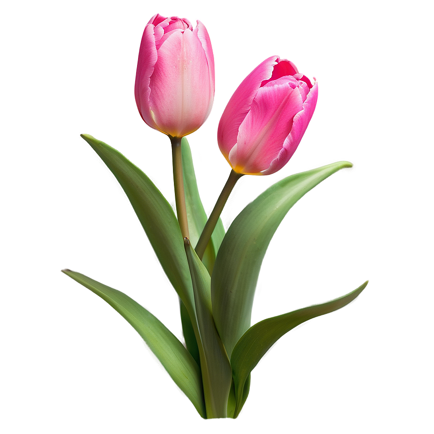 Bright Pink Tulips Png Cdi35 PNG Image