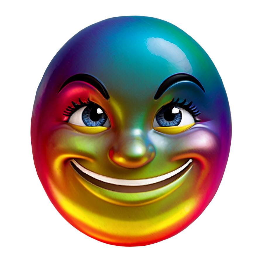 Bright Rainbow Emoji Png 06272024 PNG Image