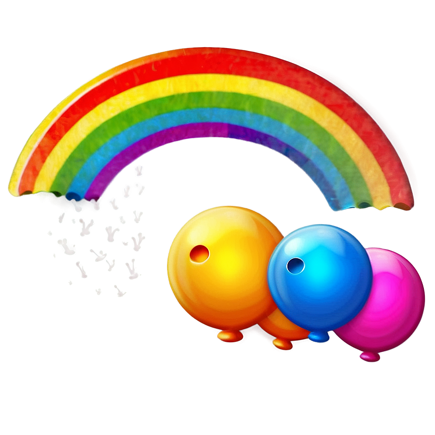 Bright Rainbow Emoji Png Lsy48 PNG Image