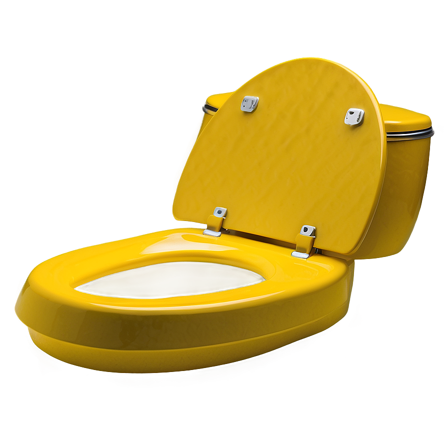 Bright Yellow Toilet Seat Png Aku96 PNG Image