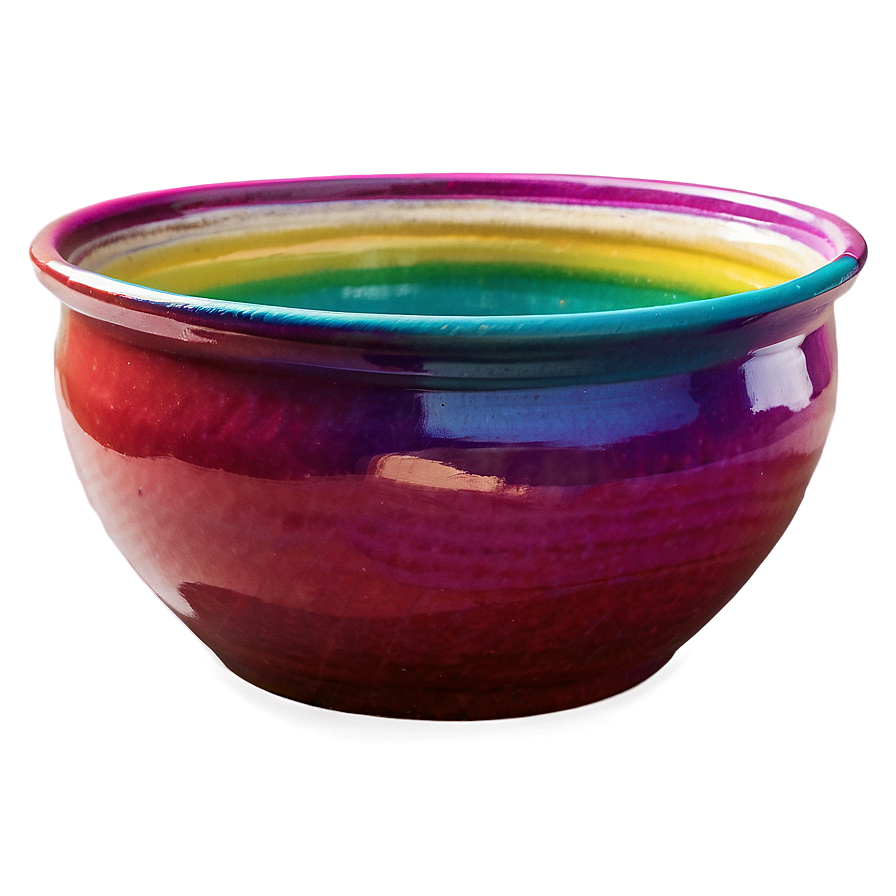 Brightly Colored Pot Png Byo PNG Image