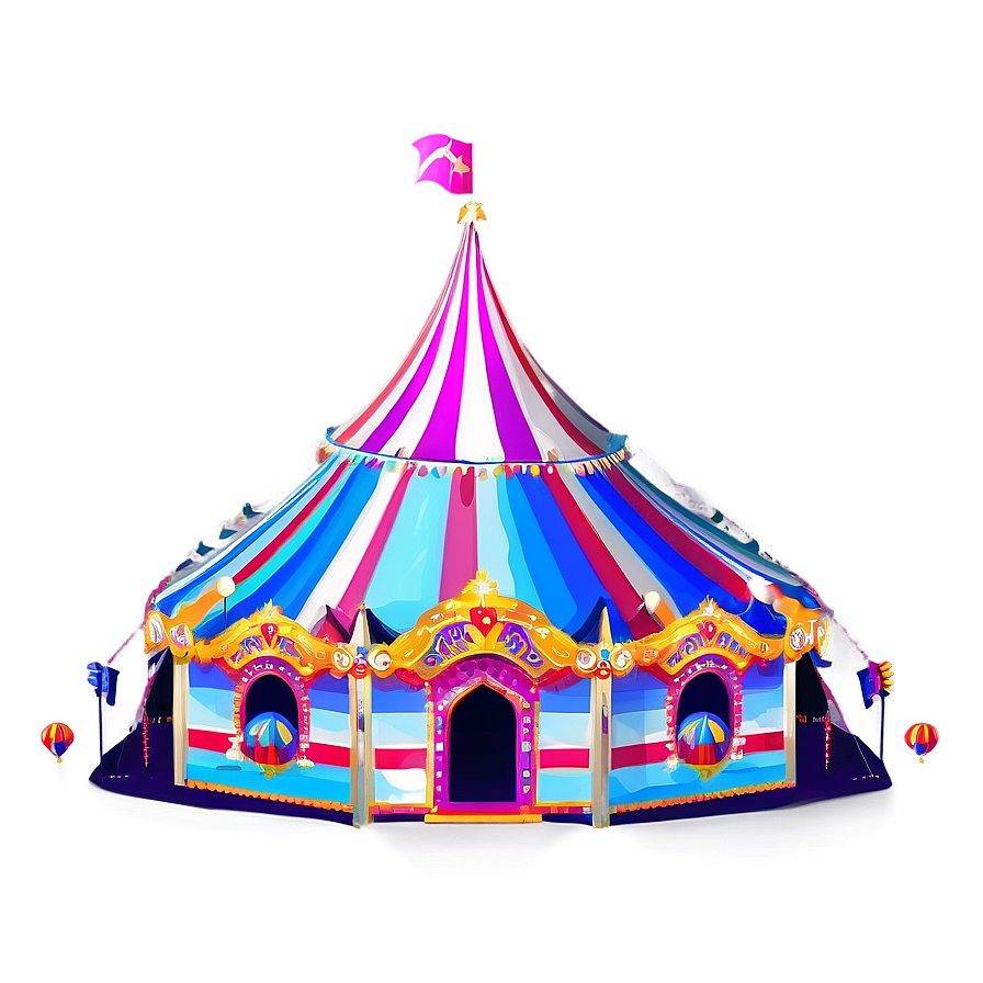 Brightly Lit Carnival Tent Png 71 PNG Image