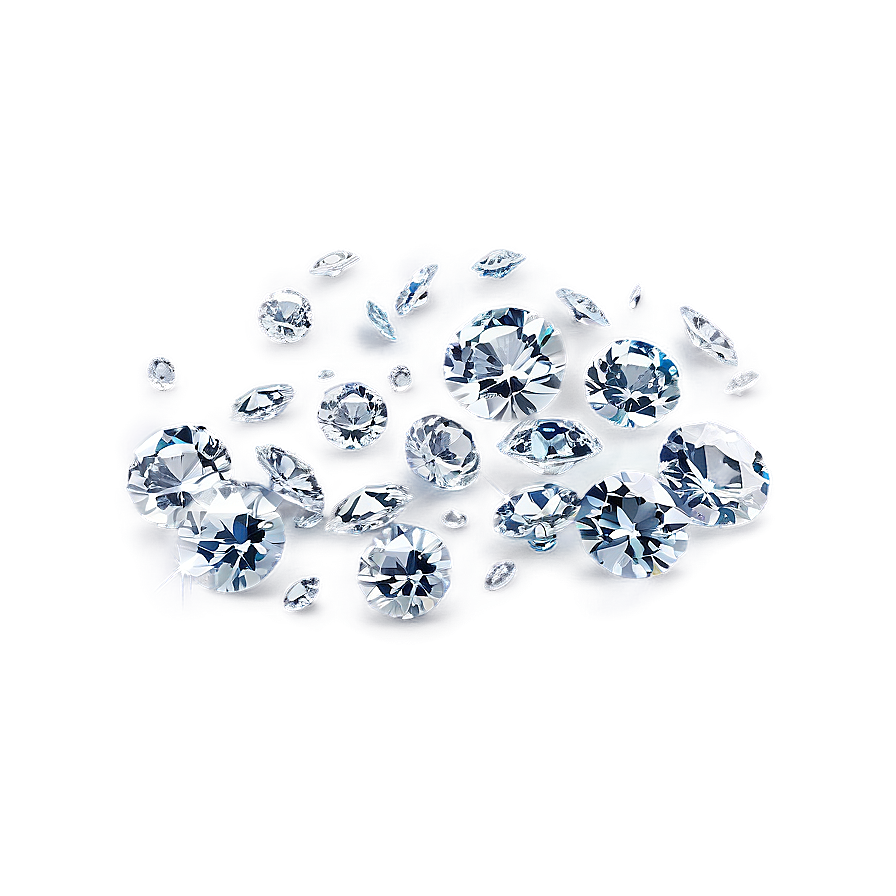 Brilliant Falling Diamonds Png 47 PNG Image