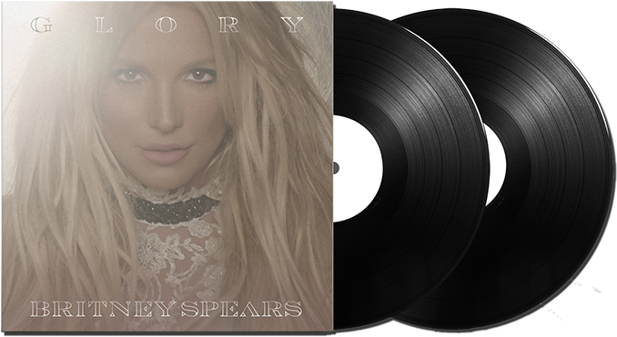 Britney Spears Glory Album Vinyl PNG Image