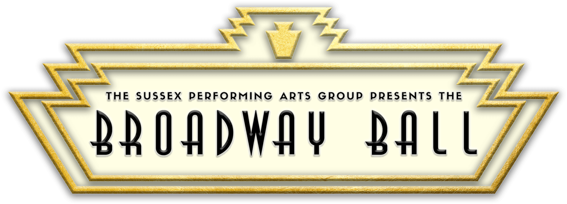 Broadway Ball Marquee Sign PNG Image