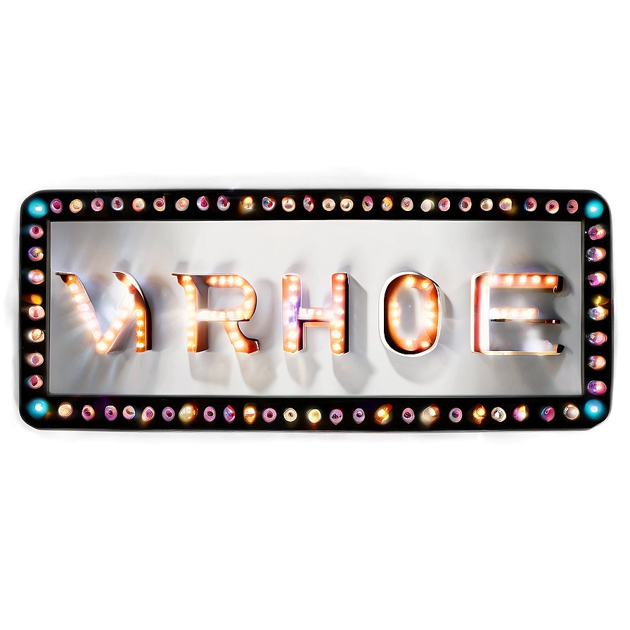 Broadway Style Marquee Png Obx PNG Image