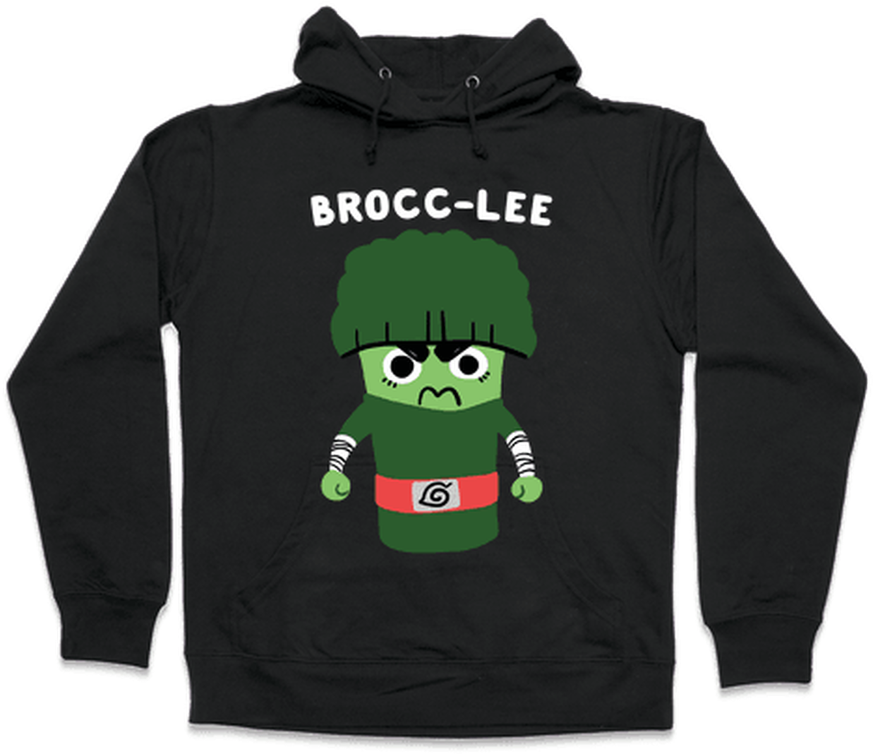 Brocc Lee Hoodie Design PNG Image