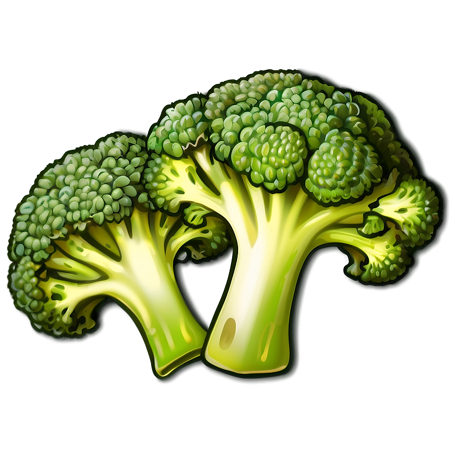 Broccoli Drawing Png Cpv8 PNG Image