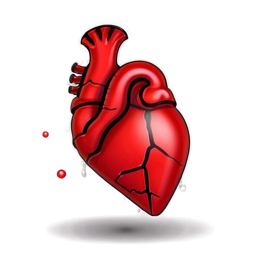 Broken Heart Emoji Png Vsy12 PNG Image