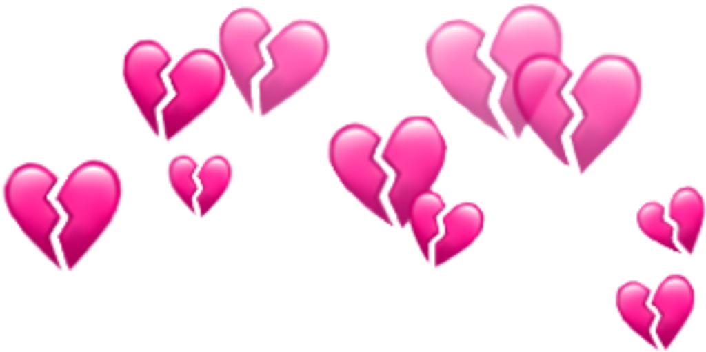 Broken Heart Filter Effect PNG Image