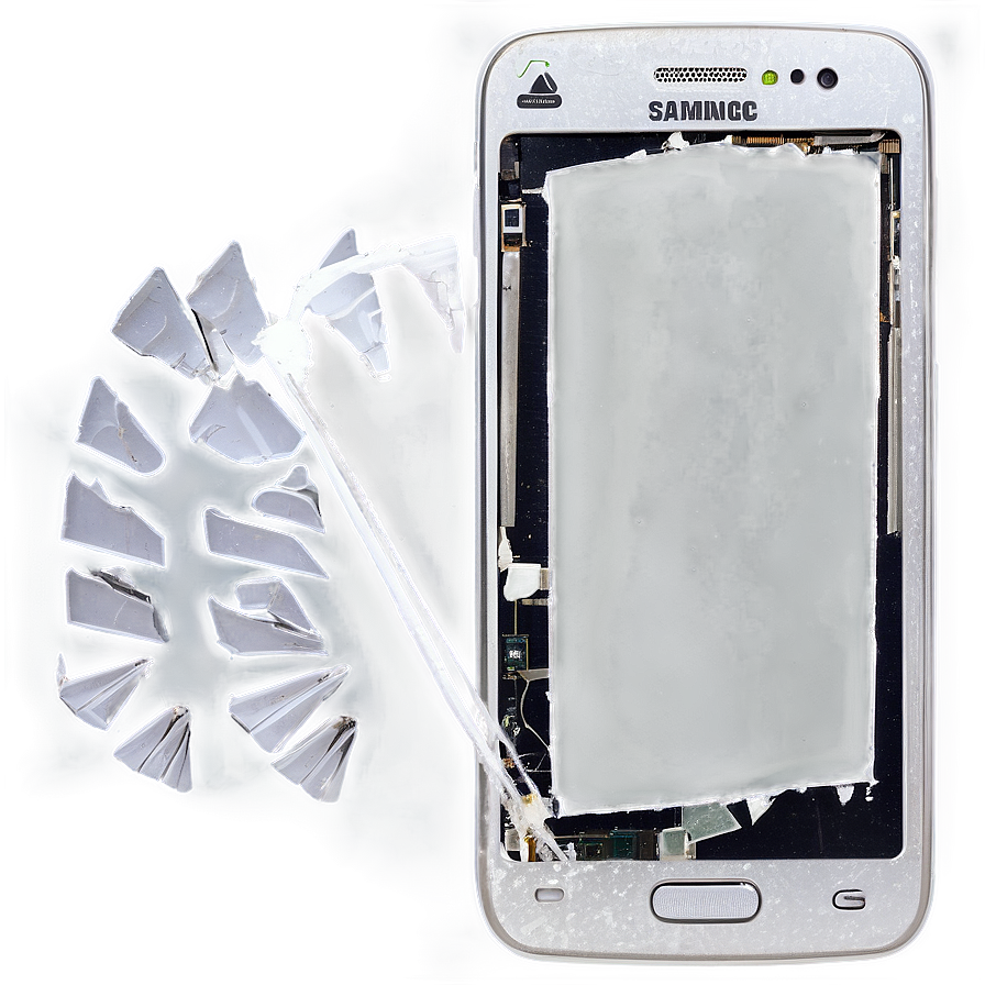 Broken Phone Screen Png For34 PNG Image