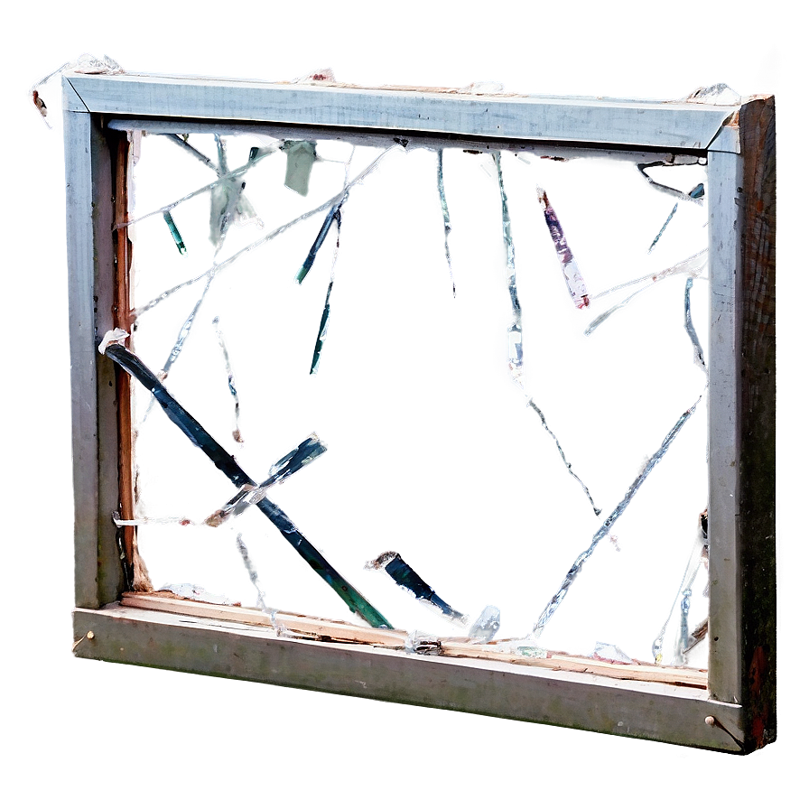 Broken Window Glass Shards Png 06212024 PNG Image