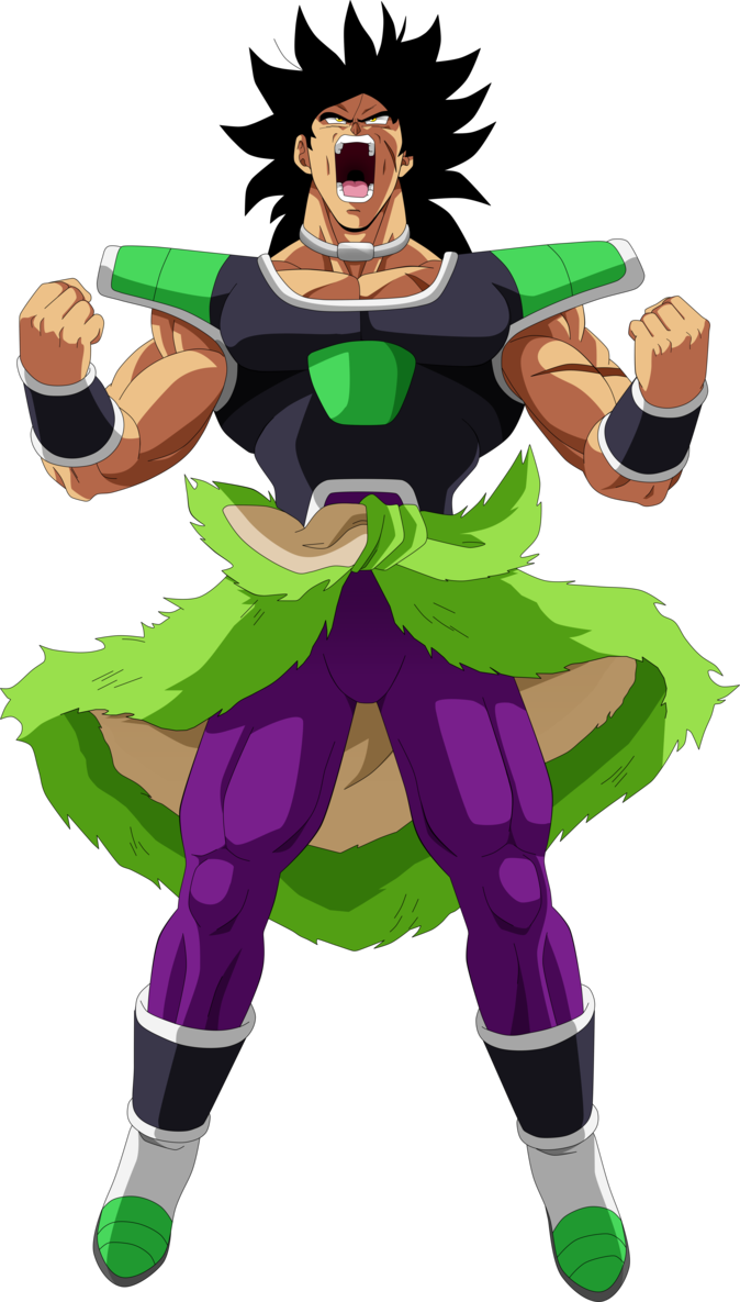 Broly Power Up D B Z PNG Image