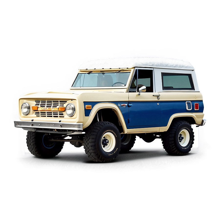 Bronco In Snow Png 06252024 PNG Image