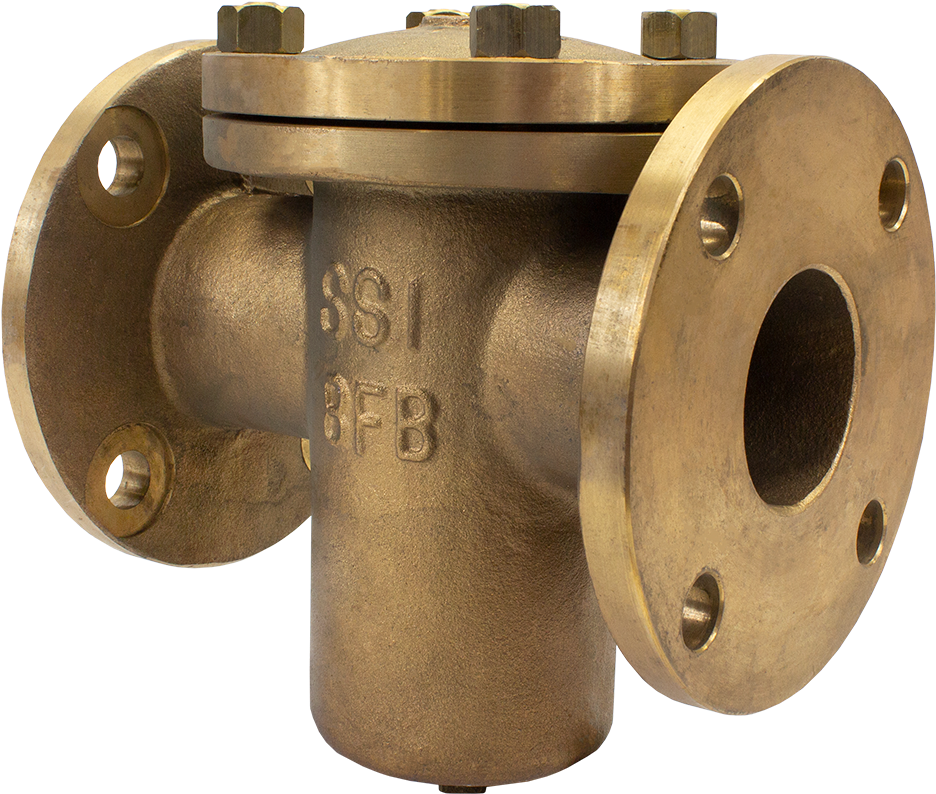 Bronze Flanged Pipe Fitting PNG Image