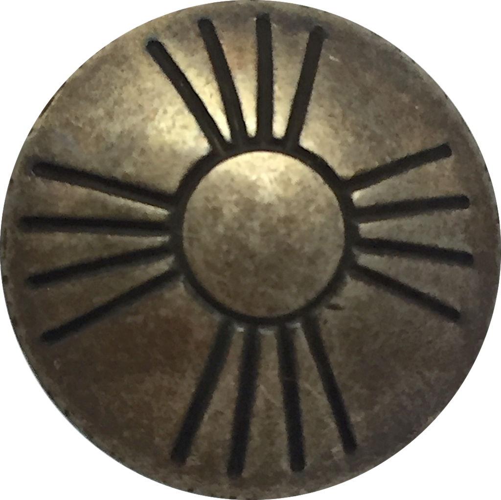 Bronze Zia Sun Symbol PNG Image