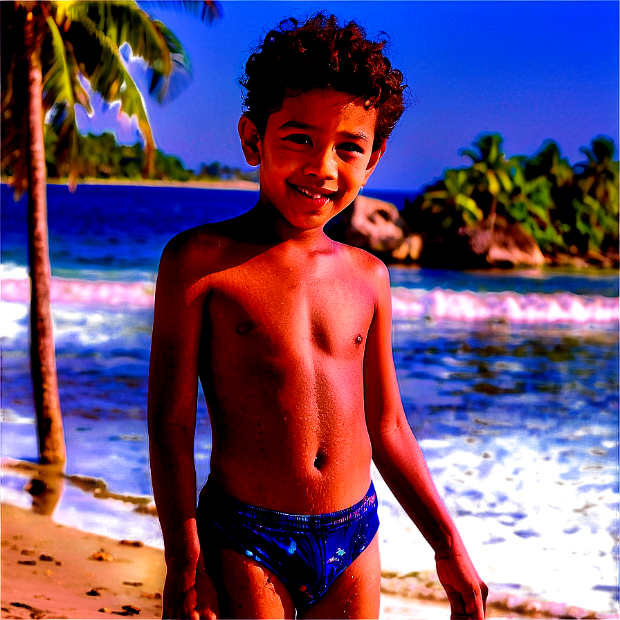 Brother At Beach Png Rqx40 PNG Image