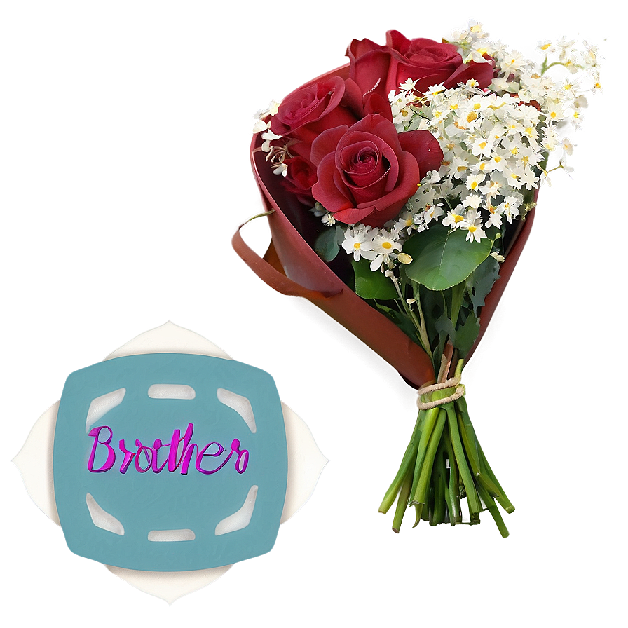 Brother With Flowers Png Eqi73 PNG Image