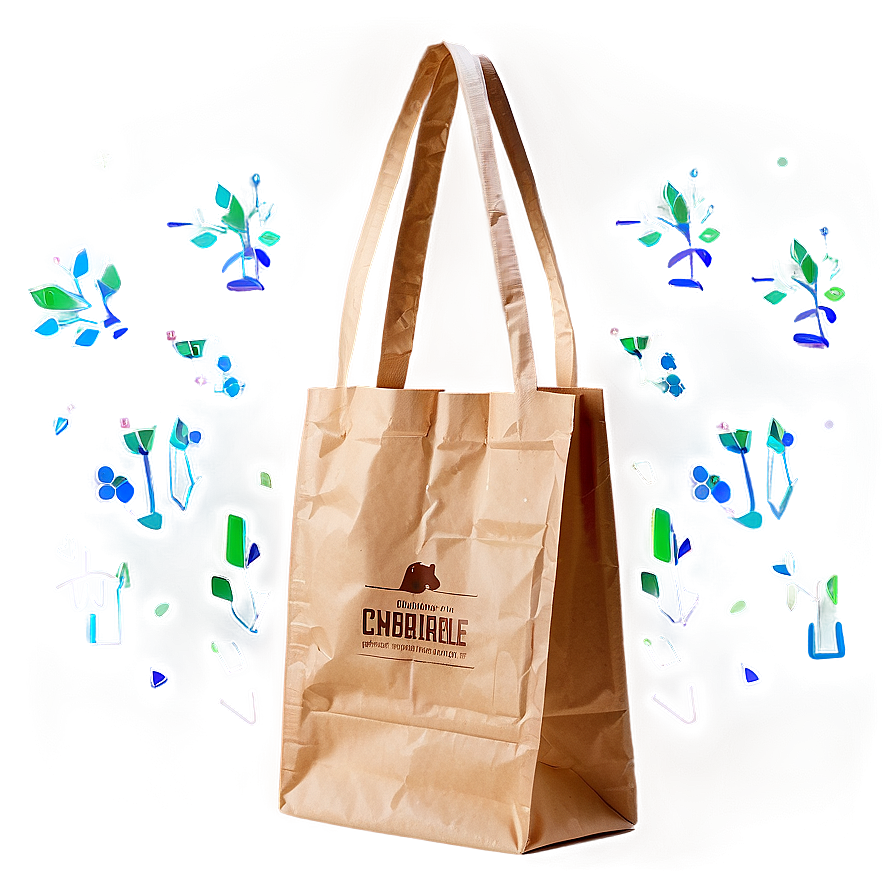 Brown Bag Flat Design Png Qsj69 PNG Image