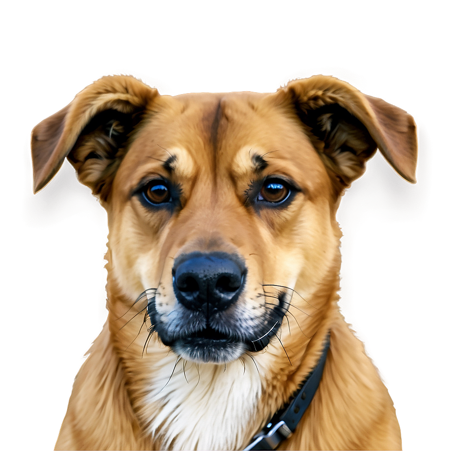 Brown Dog Face Artwork Png 24 PNG Image