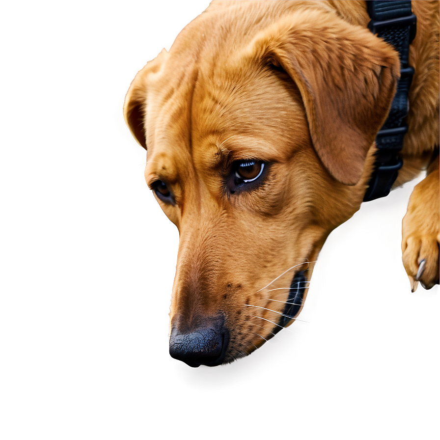 Brown Dog Sniffing Nose Png 39 PNG Image