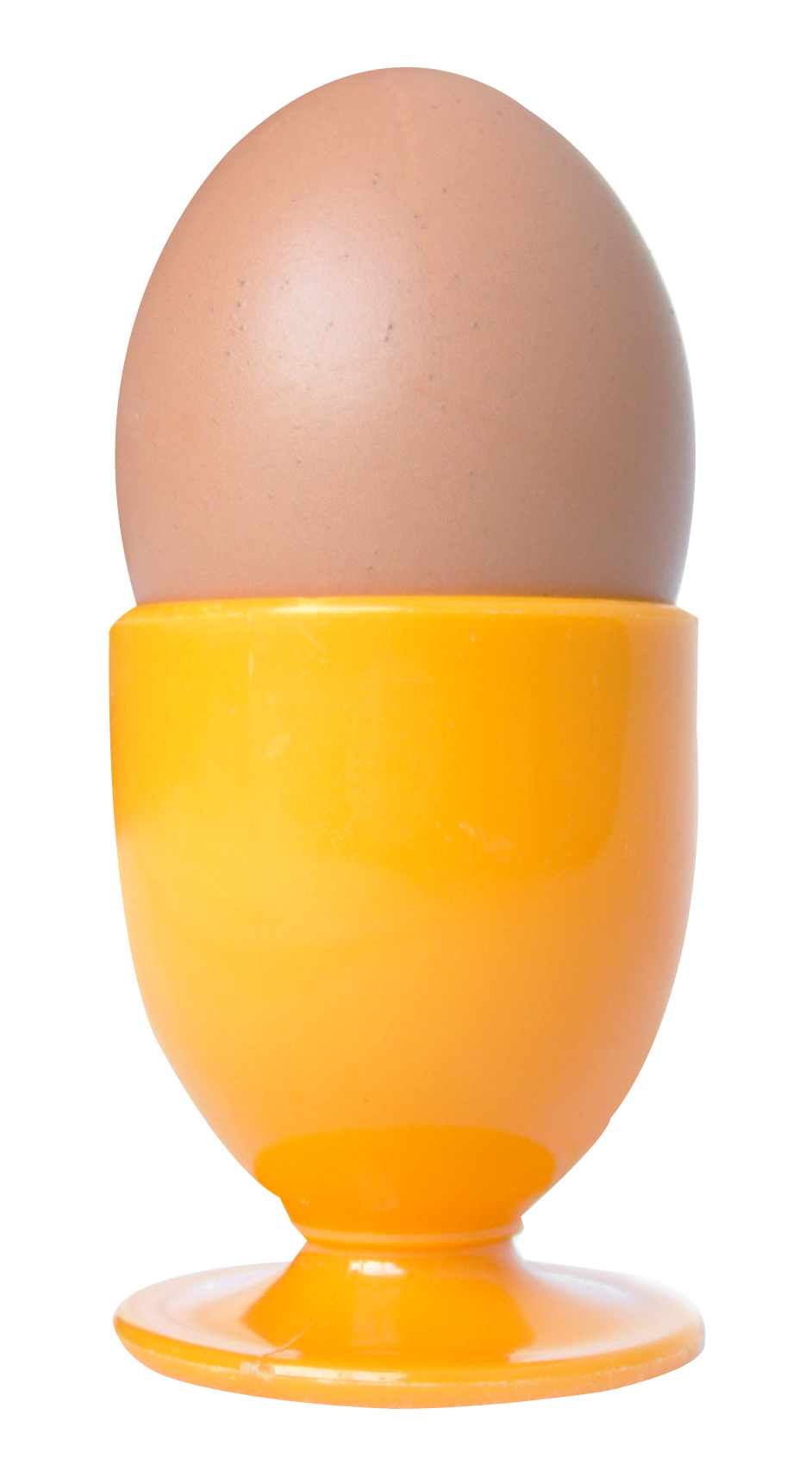 Brown Eggin Orange Egg Cup PNG Image